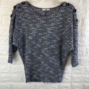Papaya 3/4 Sleeve Sweater
